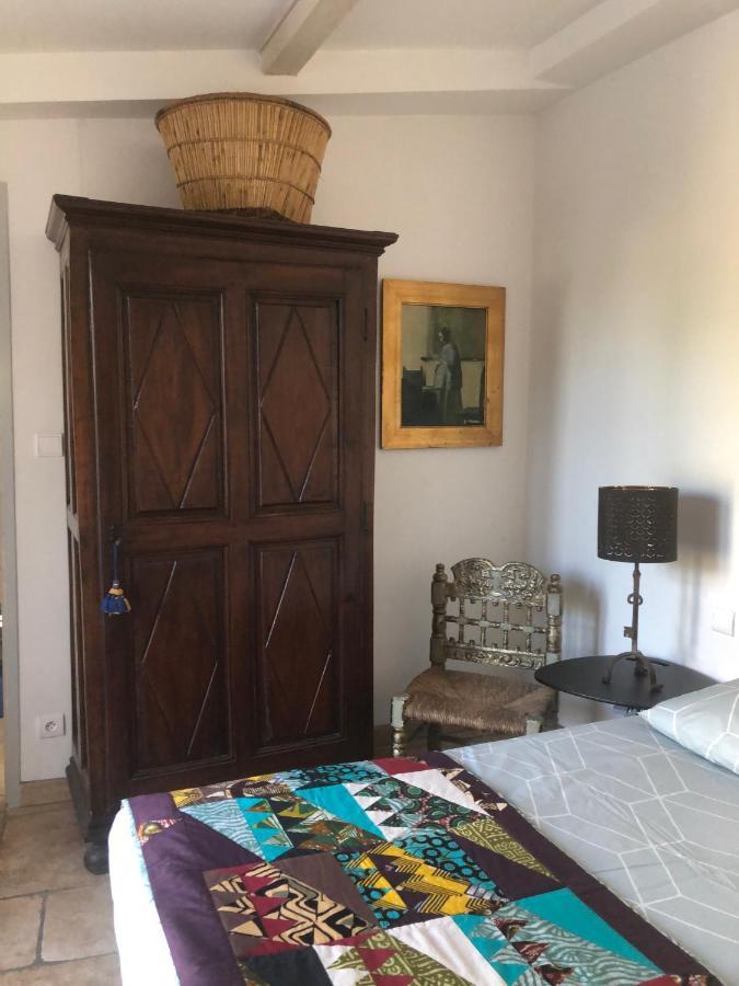 Maison De Plain Pied Pour 4 Pers Piscine Lussan Lussan  Dış mekan fotoğraf